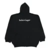 Balenciaga Herren SS21 Reißverschluss-Langarm-Jacke, schwarz, 641659TIV551070
