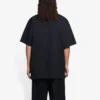 Balenciaga Herren SS21 T-Shirt mit Musterdruck, Rundhalsausschnitt, Kurzarm, Schwarz 651795TKV771070
