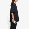 Balenciaga Herren SS21 T-Shirt mit Musterdruck, Rundhalsausschnitt, Kurzarm, Schwarz 651795TKV771070