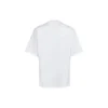 Balenciaga Herren SS21 Word Kurzarm-T-Shirt, weiß, 641613TJVI59040