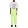 Balenciaga Herren SS21 Word Kurzarm-T-Shirt, weiß, 641613TJVI59040