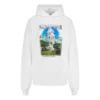 Balenciaga Herren-Sweatshirt mit Landschaftsmuster, locker geschnitten, weiß, 641679TJVH99000