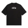 Balenciaga Herren-T-Shirt mit Alphabet-Aufdruck, kurzärmelig, schwarz 620969TIV741070