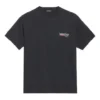 Balenciaga Herren-T-Shirt mit Alphabet-Aufdruck, kurzärmelig, schwarz 641675TIV521070