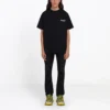 Balenciaga Herren-T-Shirt mit Alphabet-Aufdruck, kurzärmelig, schwarz 641675TIV521070