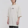 Balenciaga Herren-T-Shirt mit Alphabet-Logo, kurzärmelig, grau-weiß 641614TJVA99054