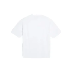 Balenciaga Herren-T-Shirt mit Band-Porträt-Print und Logo, Retro-Stil, kurzärmelig, weiß 612966TIV479000