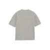 Balenciaga Herren-T-Shirt mit BB-Logo-Aufdruck, kurzärmelig, grau 544271TCV251300