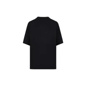 Balenciaga Herren-T-Shirt mit BLogo-Aufdruck, kurzärmelig, schwarz 612966TJVD61000