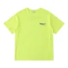 Balenciaga Herren-T-Shirt mit kleinem Logo, Rundhalsausschnitt, kurze Ärmel, gelb 620967TJVF77110