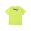 Balenciaga Herren-T-Shirt mit kleinem Logo, Rundhalsausschnitt, kurze Ärmel, gelb 620967TJVF77110