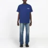 Balenciaga Herren-T-Shirt mit Political Campaign-Aufdruck, kurzärmelig, königsblau 508203TAV444540