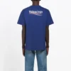 Balenciaga Herren-T-Shirt mit Political Campaign-Aufdruck, kurzärmelig, königsblau 508203TAV444540
