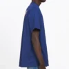 Balenciaga Herren-T-Shirt mit Political Campaign-Aufdruck, kurzärmelig, königsblau 508203TAV444540
