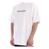Balenciaga Herren-T-Shirt mit Rundhalsausschnitt, Alphabet-Print, kurzärmelig, weiß 620969TIV509040
