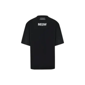 Balenciaga Herren-T-Shirt, mittellang, Rundhalsausschnitt, kurzärmelig, schwarz 641614TJVG81000