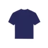 Balenciaga Herren-T-Shirt SS21 mit Logo-Aufdruck „Alphabet“, kurzärmelig, blau, 612966TIV545400