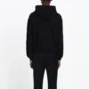 Balenciaga Herren-T-Shirt, weiß-schwarz, kleines Logo, schwarz, 556145TYK271000