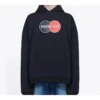Balenciaga Herren „Uniform Plush Loose Classic“ Schwarz 620973TIV801000
