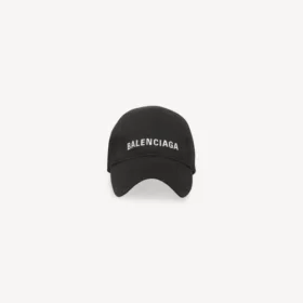 Balenciaga-Kappe in Schwarz/Weiß
