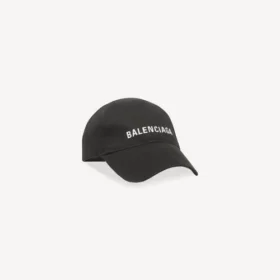 Balenciaga-Kappe in Schwarz/Weiß