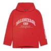 Balenciaga Kurzer Hoodie „Cardi Red“ 670946-TLVJ3-6441