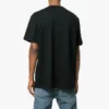 Balenciaga Logo-Strick-T-Shirt für Herren, kurzärmelig, schwarz 556150TYK281000