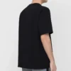 Balenciaga Paris Love Herren-T-Shirt mit Aufdruck, reguläre Passform, kurze Ärmel, schwarz 594579TGV431000