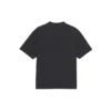 Balenciaga Retro-Strick-T-Shirt für Herren mit „BB Paris“-Aufdruck, kurzärmelig, schwarz 594579TGV601000