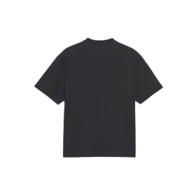 Balenciaga Retro-Strick-T-Shirt für Herren mit „BB Paris“-Aufdruck, kurzärmelig, schwarz 594579TGV601000 Balenciaga Retro-Strick-T-Shirt für Herren mit „BB Paris“-Aufdruck, kurzärmelig, schwarz 594579TGV601000
