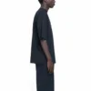 Balenciaga Retro Uniform für Herren, lockeres Design, kurzärmelig, schwarz 620969TIV791000