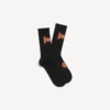 Balenciaga Sacra Cœur Herrensocken in Schwarz/Gelb