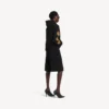 Balenciaga Sacra Cœur Hoodie für Damen in schwarzer Farbe mit mittlerer Passform Balenciaga Sacra Cœur Hoodie für Damen in schwarzer Farbe mit mittlerer Passform