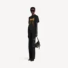 Balenciaga Sacra Cœur T-Shirt für Damen in schwarzer Farbe mit mittlerer Passform