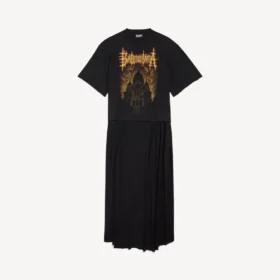 Balenciaga Sacra Cœur Train T-Shirt für Damen in Schwarz