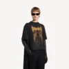 Balenciaga Sacra Cœur Train T-Shirt für Damen in Schwarz