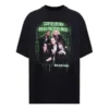 Balenciaga Speedhunters Band Herren-T-Shirt, kurzärmelig, schwarz 556133TCV381000