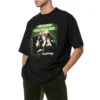 Balenciaga Speedhunters Band Herren-T-Shirt, kurzärmelig, schwarz 556133TCV381000