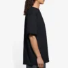 Balenciaga SS21 Herren-T-Shirt mit gesticktem Logo, kurzärmelig, schwarz 641675TKV861070