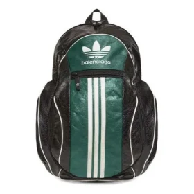 Balenciaga x adidas Großer Rucksack „Black Green“ 721685210LZ1063