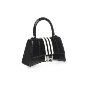 Balenciaga x adidas Hourglass Kleine Handtasche „Black“ 593546210MA1091