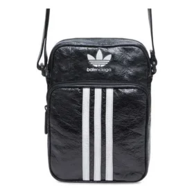 Balenciaga x adidas Kleine Umhängetasche „Black White“ 721850210M41091