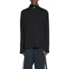 Balenciaga x adidas Langarm-T-Shirt mit hohem Kragen „Black“ 724591TNVP81070