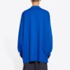 Balenciaga x adidas Langarm-T-Shirt Oversized „Blue“ 728789TNVA65531