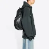 Balenciaga x adidas Logo Oversized-Hoodie „Grün-Weiß“ 712396TNVA93775