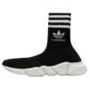 Balenciaga x adidas Originals Speed Sneakers „Black White“ 711189WBDV11090