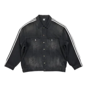 Balenciaga x adidas Oversized-Denim-Jacke „Black“ 724775TNW541129 Balenciaga x adidas Oversized-Denim-Jacke „Black“ 724775TNW541129