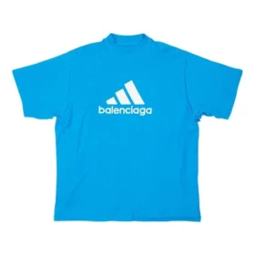 Balenciaga x adidas Oversized-T-Shirt „Blue“ 731769TNVP34024 Balenciaga x adidas Oversized-T-Shirt „Blue“ 731769TNVP34024