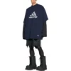 Balenciaga x adidas Oversized-T-Shirt „Navy“ 731769TNVA64356