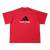Balenciaga x adidas Oversized-T-Shirt „Red“ 712398TNVA66278